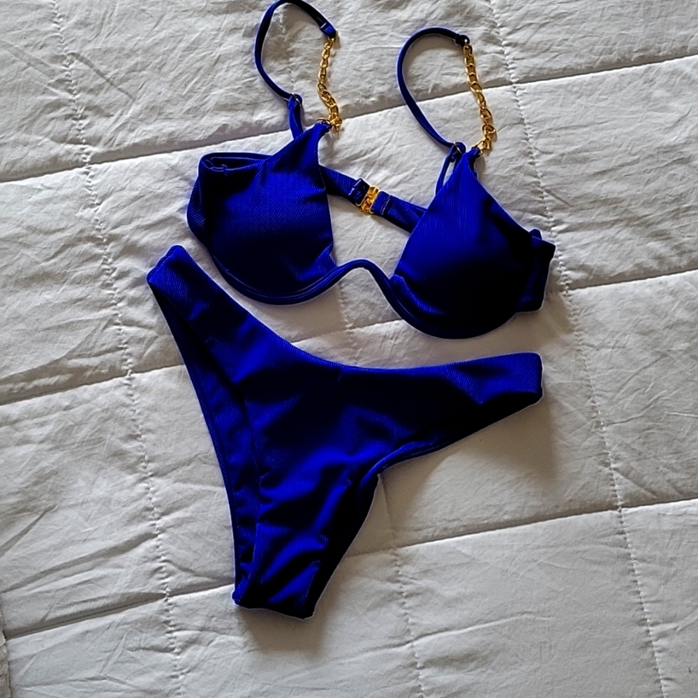 Zaful blue bikini set